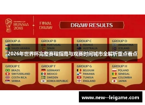 2026年世界杯完整赛程指南与观赛时间城市全解析重点看点